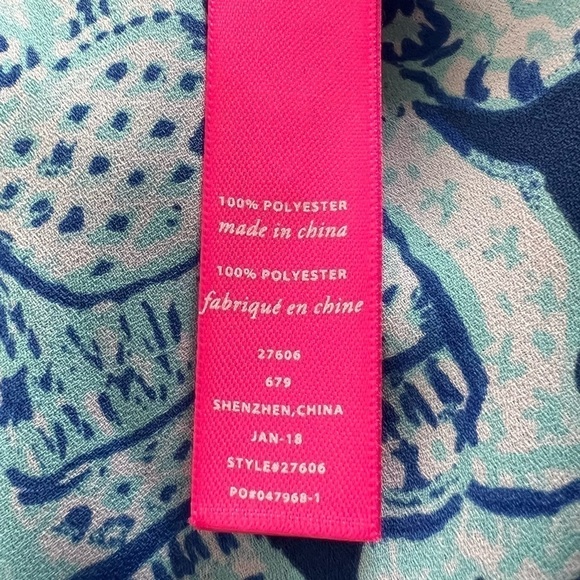 Lilly Pulitzer Florin Reversible Tank Joy Ride Deep Indigo Size XXS NEW - Picture 10 of 13